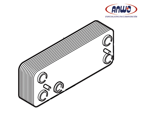 INTERCAMBIADOR A/A DUOTEC 24 - 12 PLACAS
